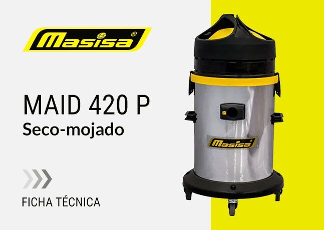 Aspiradora Masisa Maid 420 P Seco-mojado 2 Maid 420 P Seco-mojado Aspiradoras Profesionales