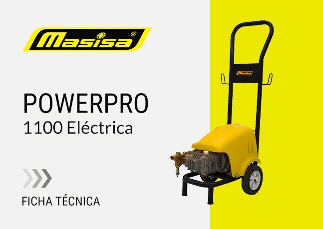 Hidrolavadora Masisa PowerPro 1100 Eléctrica 2 PowerPro 1100 Eléctrica Hidrolavadoras