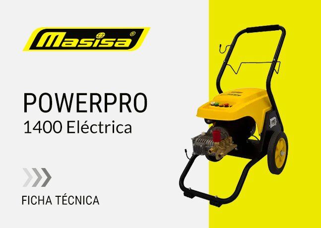 Hidrolavadora Masisa PowerPro 1400 Eléctrica 2 PowerPro 1400 Eléctrica Hidrolavadoras