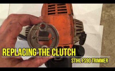 How to replace the clutch on a Stihl FS90R trimmer weedeater