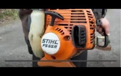 How I clean a plugged exhaust screen – spark arrestor on a Stihl Weedeater