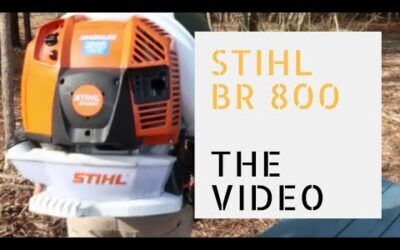 Stihl Br 800 Backpack Blower Serious Review and Demo